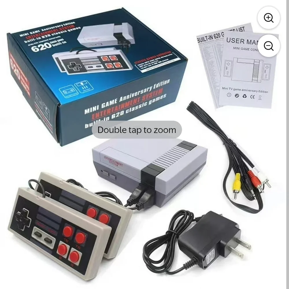 Mini Game Anniversary Edition Console - Gray 620 Built-in Games
